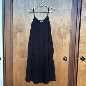 Mikoh black muslin dress